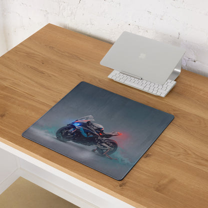 BMW M1000RR Inspired Gaming Mousepad, Oversized Desk Pad with Stitched Edges