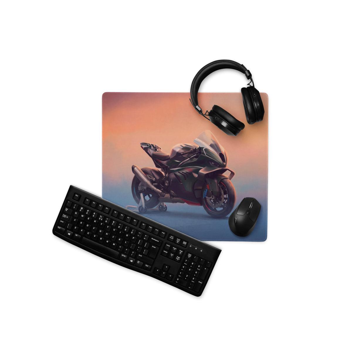 BMW M1000RR Inspired Large Mousepad, Premium Desk Mat for Office & Gaming