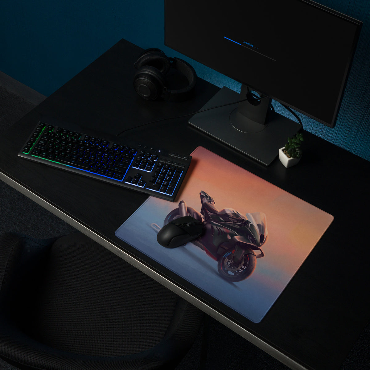 BMW M1000RR Inspired Large Mousepad, Premium Desk Mat for Office & Gaming