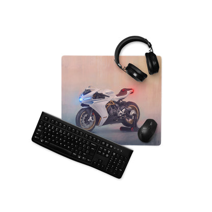 MV Agusta Superveloce Inspired Extended Gaming Mouse Pad, Large Desk Mat for PC Setup