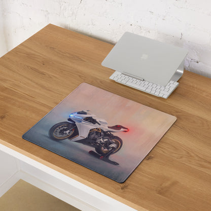 MV Agusta Superveloce Inspired Extended Gaming Mouse Pad, Large Desk Mat for PC Setup