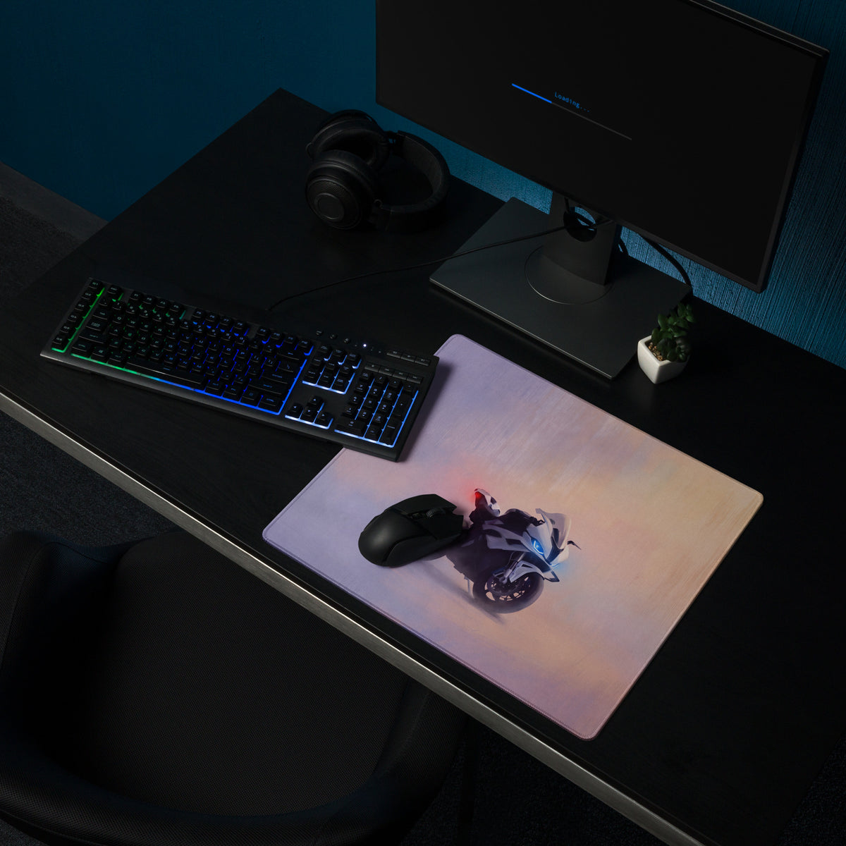 BMW S1000RR Inspired Large Mousepad, Premium Desk Mat for Office & Gaming