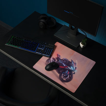 BMW M1000RR Inspired Extended Mouse Pad, Large Desk Mat for Office & Setup
