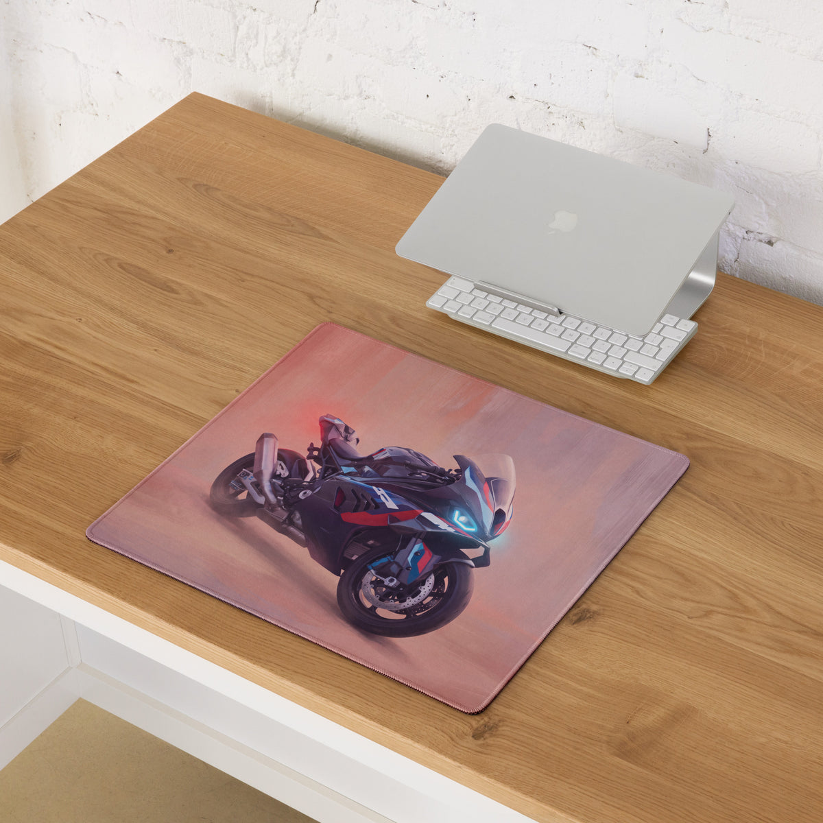 BMW M1000RR Inspired Extended Mouse Pad, Large Desk Mat for Office & Setup