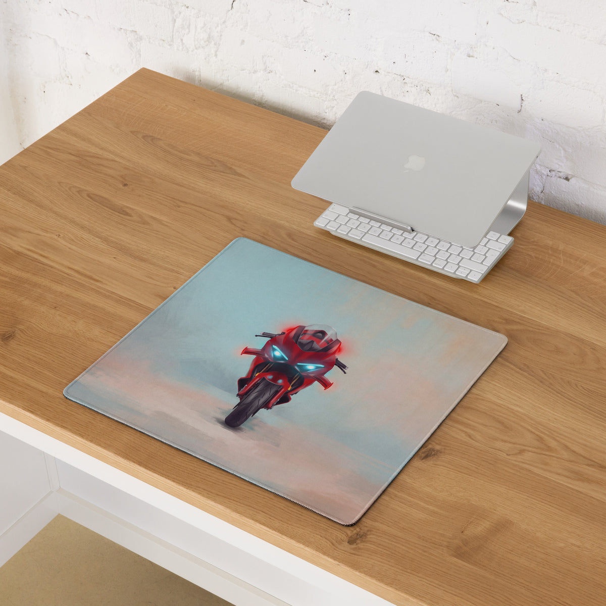 Ducati Panigale V4S Inspired Extra Large Desk Mat, Aesthetic Mousepad for Gamers