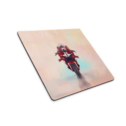 Ducati Panigale V4S Inspired Gaming Mousepad, Oversized Desk Pad with Stitched Edges