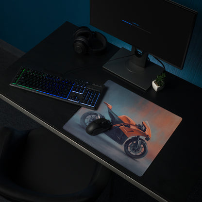 KTM RC 8C Inspired Gaming Desk Pad, Oversized Mouse Pad with Stitched Edges