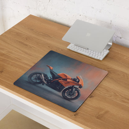 KTM RC 8C Inspired Gaming Desk Pad, Oversized Mouse Pad with Stitched Edges