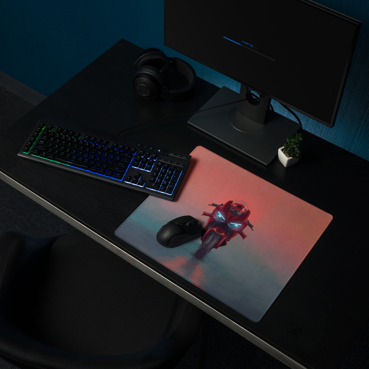 Ducati Panigale Inspired Large Desk Pad, Premium Gaming Mousepad for PC Setup