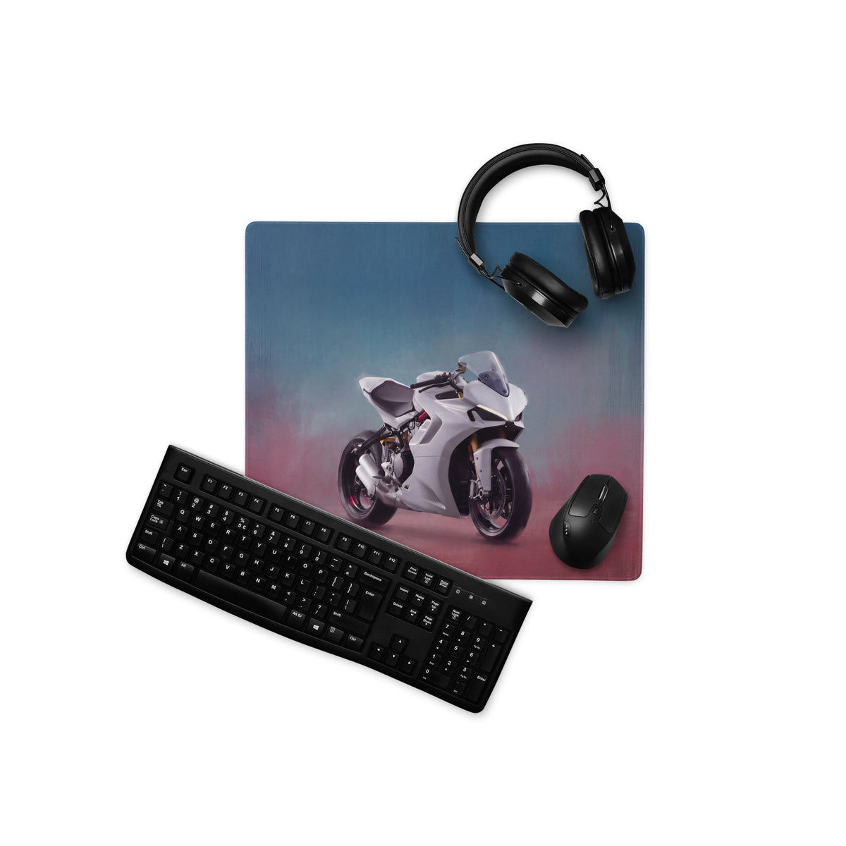 Ducati Panigale Inspired Extended Gaming Mouse Pad, Large Desk Mat