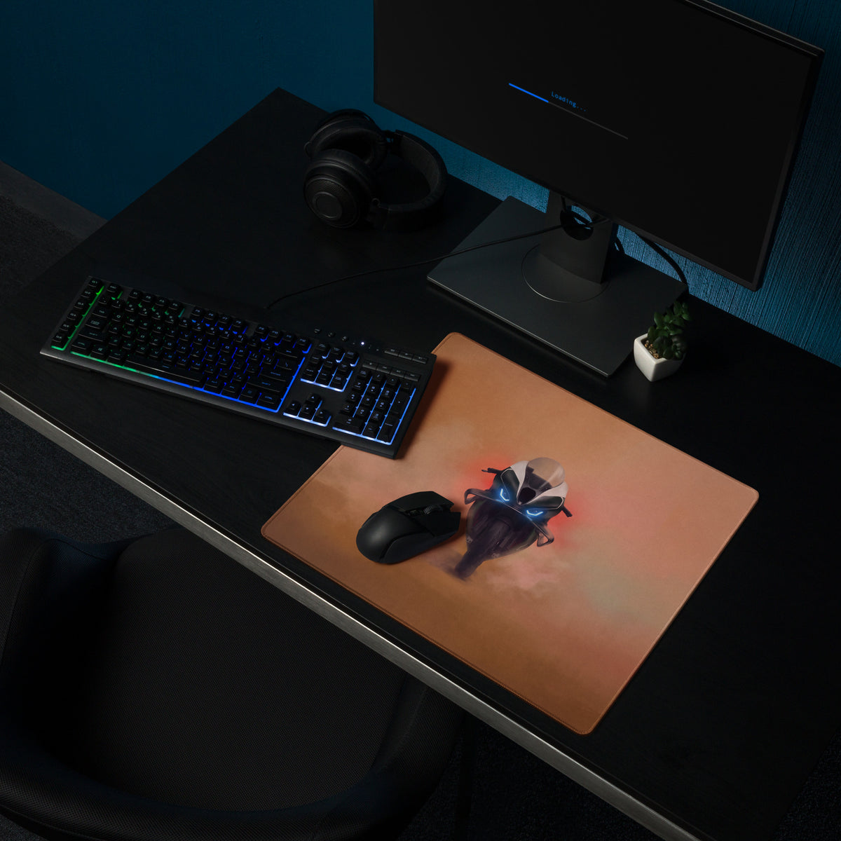 BMW M1000RR Inspired Extra Large Desk Pad, Aesthetic Mousepad for Setup