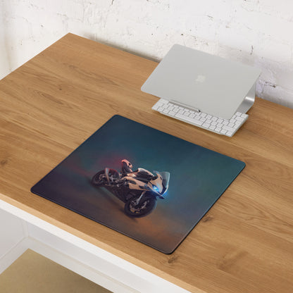 BMW S1000RR Inspired Extra Large Desk Mat, Aesthetic Mousepad for Gamers