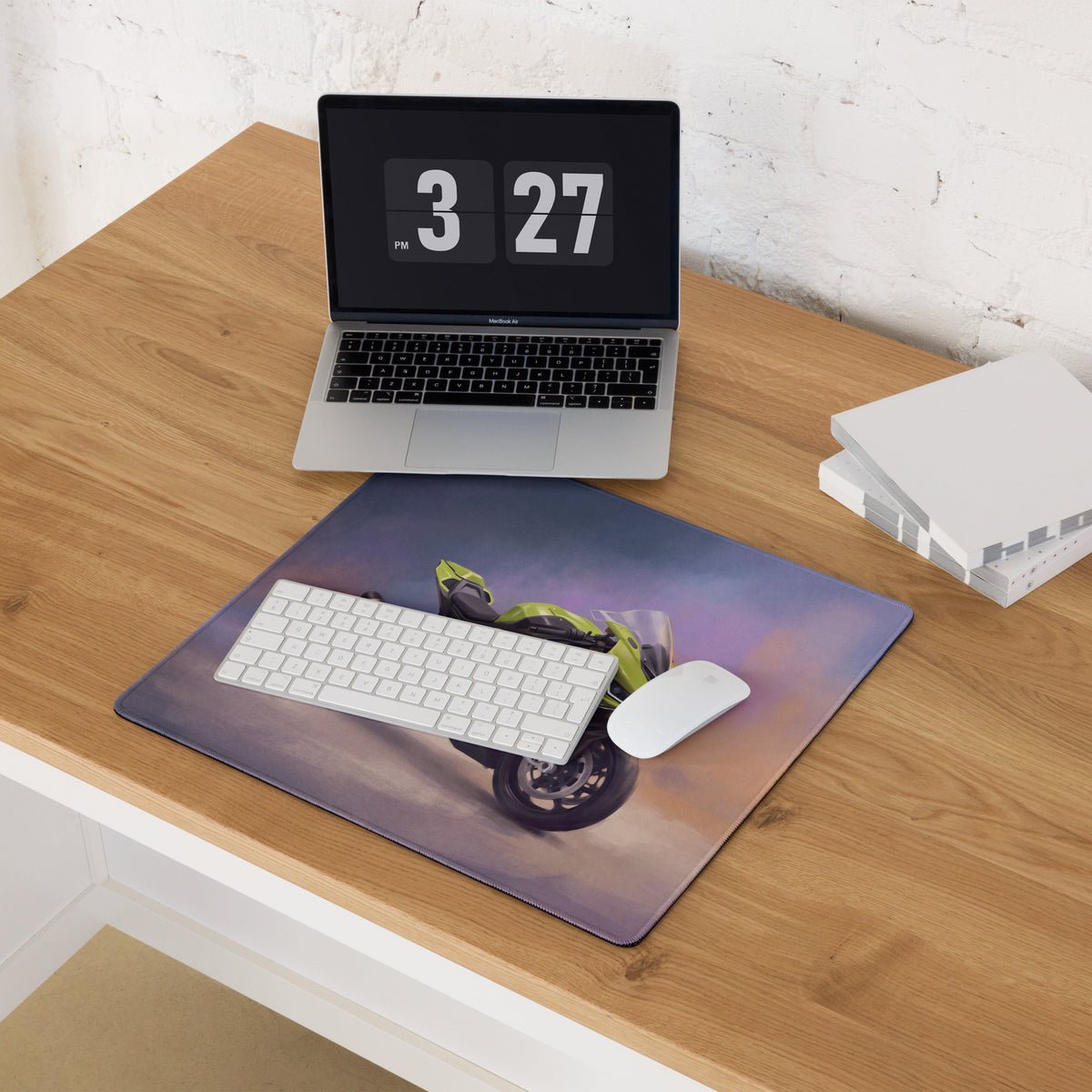 BMW S1000RR Custom Inspired Extended Mouse Pad, Large Desk Mat for Office & Setup