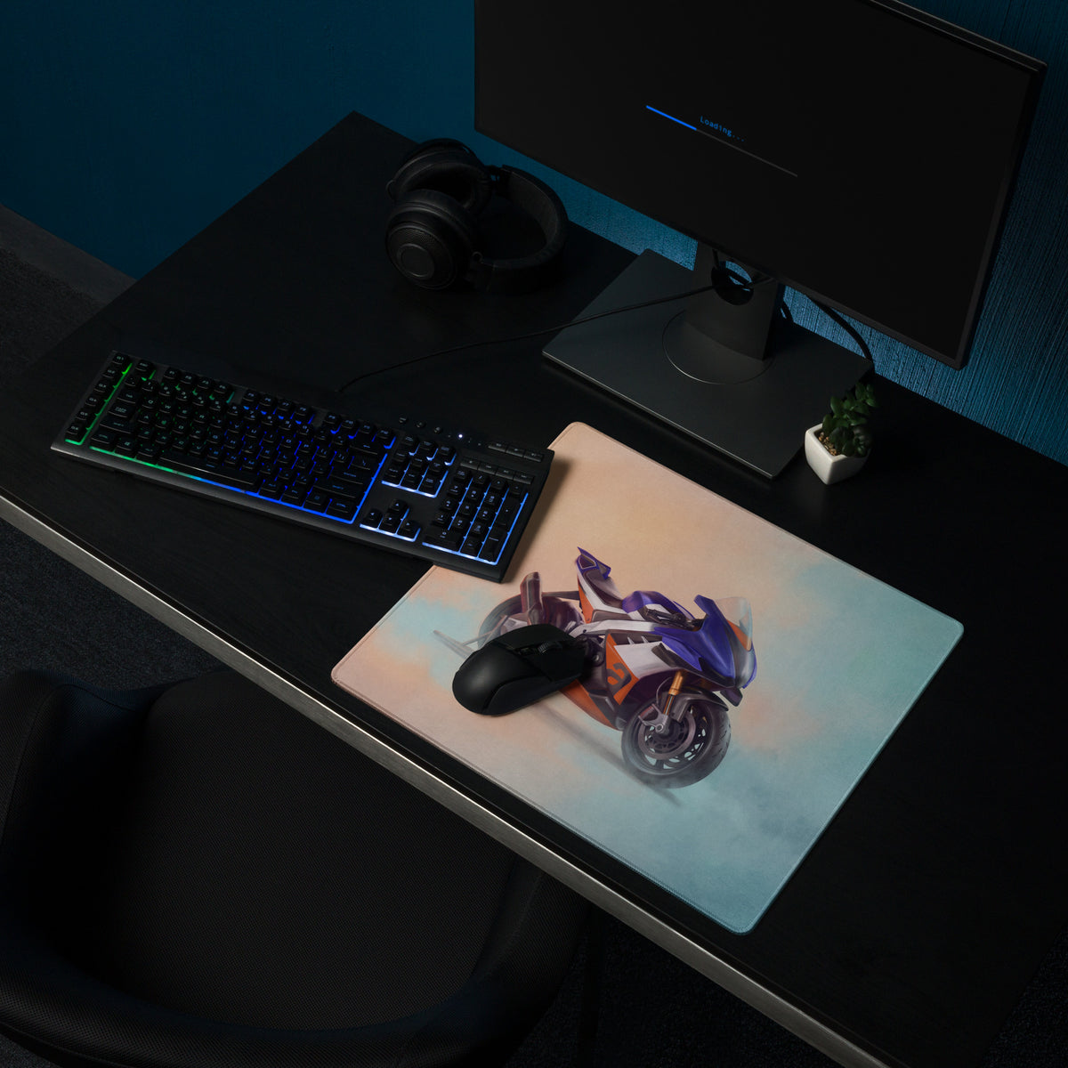 Aprilia RSV4 Xtrenta Inspired Extended Mouse Pad, Large Desk Mat for Office & Setup