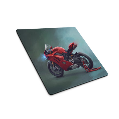 Ducati Panigale V4 Inspired Extra Large Desk Mat, Aesthetic Mousepad for Gamers
