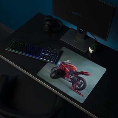 Ducati Panigale V4 Inspired Extra Large Desk Mat, Aesthetic Mousepad for Gamers