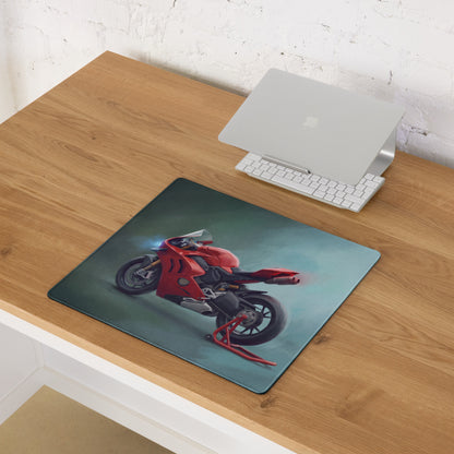 Ducati Panigale V4 Inspired Extra Large Desk Mat, Aesthetic Mousepad for Gamers