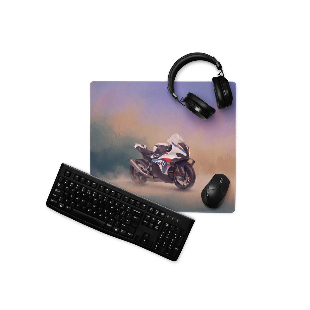 BMW M1000RR Inspired Large Mousepad, Premium Desk Mat for PC Setup