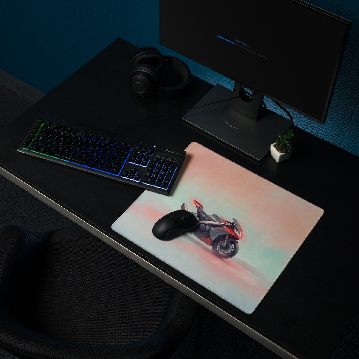 Aprilia RSV4 Inspired Large Desk Pad, Premium Gaming Mousepad for PC Setup