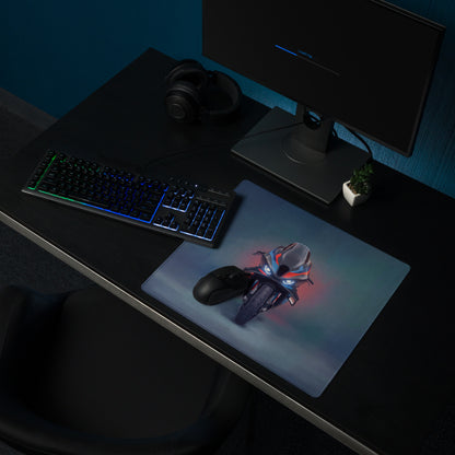 BMW M1000RR Inspired Extra Large Desk Pad, Aesthetic Mousepad for Setup