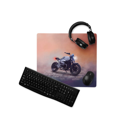 BMW R nineT Inspired Gaming Desk Pad, Oversized Mouse Pad with Stitched Edges
