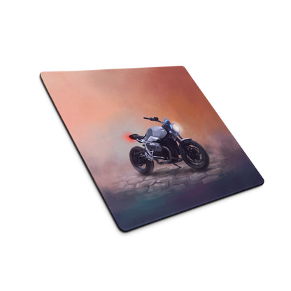 BMW R nineT Inspired Gaming Desk Pad, Oversized Mouse Pad with Stitched Edges