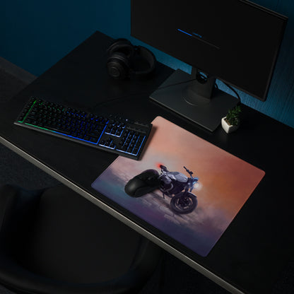 BMW R nineT Inspired Gaming Desk Pad, Oversized Mouse Pad with Stitched Edges