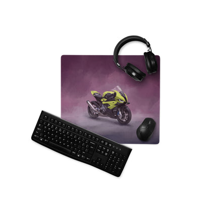 BMW M1000RR Inspired Gaming Mousepad, Oversized Desk Pad for PC Setup
