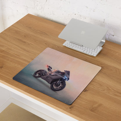 Yamaha YZF-R6 Inspired Gaming Desk Pad, Oversized Mouse Pad with Stitched Edges