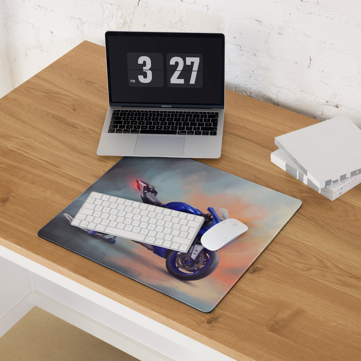 Yamaha R6 Inspired Large Mousepad, Premium Desk Mat for PC Setup