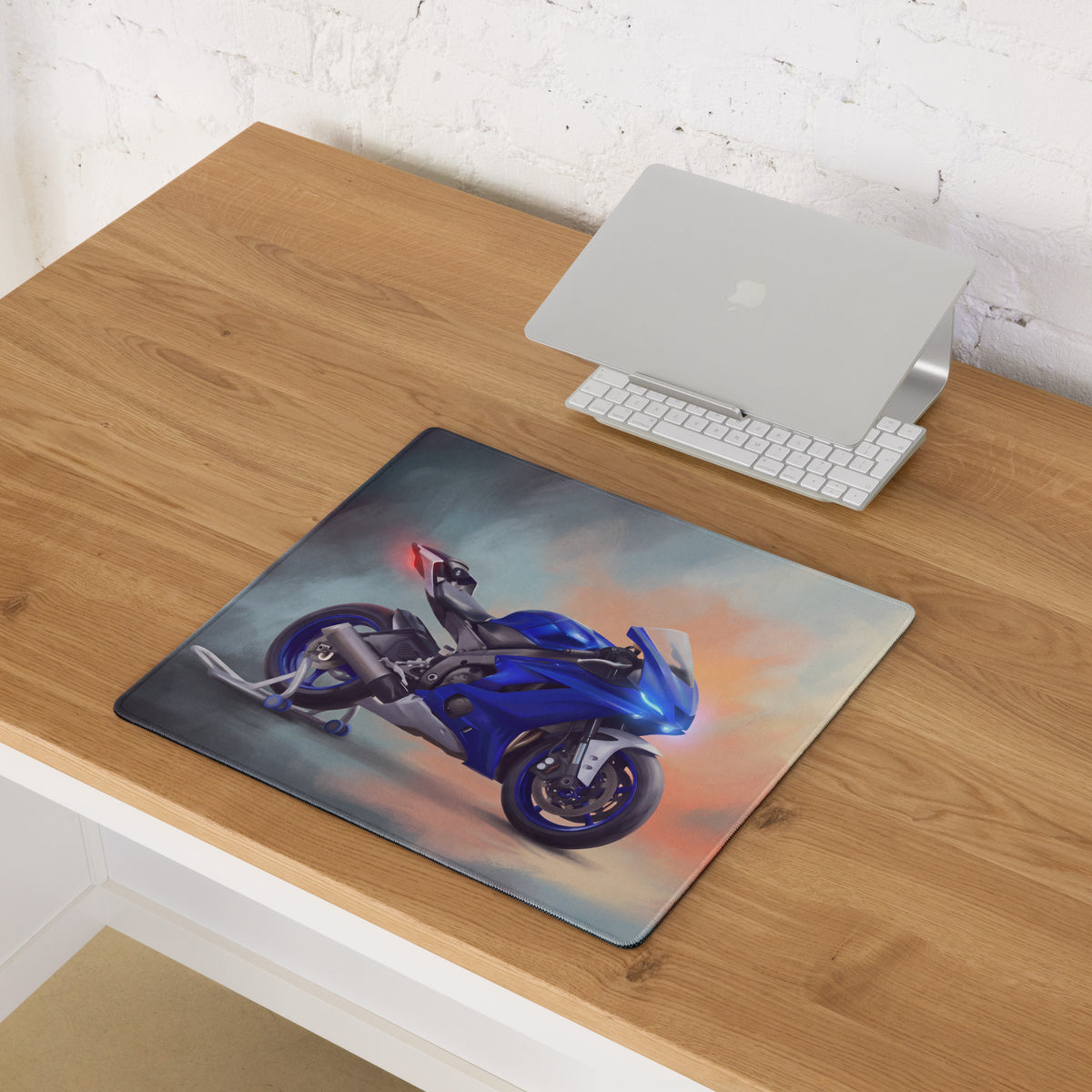 Yamaha R6 Inspired Large Mousepad, Premium Desk Mat for PC Setup