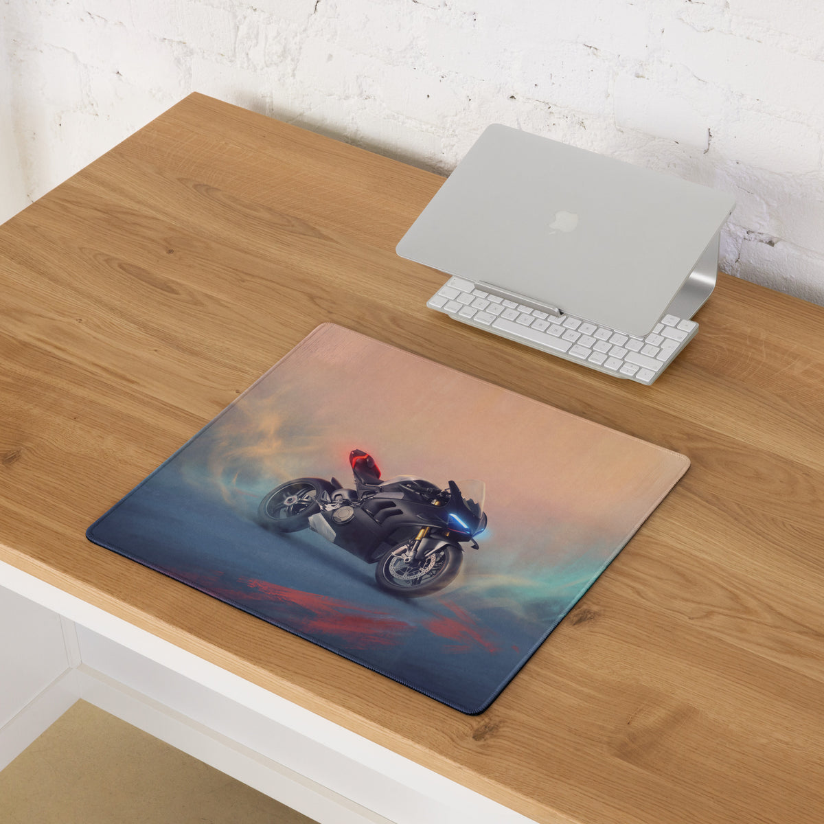 Ducati Panigale V4SP Black Inspired Extended Mouse Pad, Large Desk Mat for Office & Setup