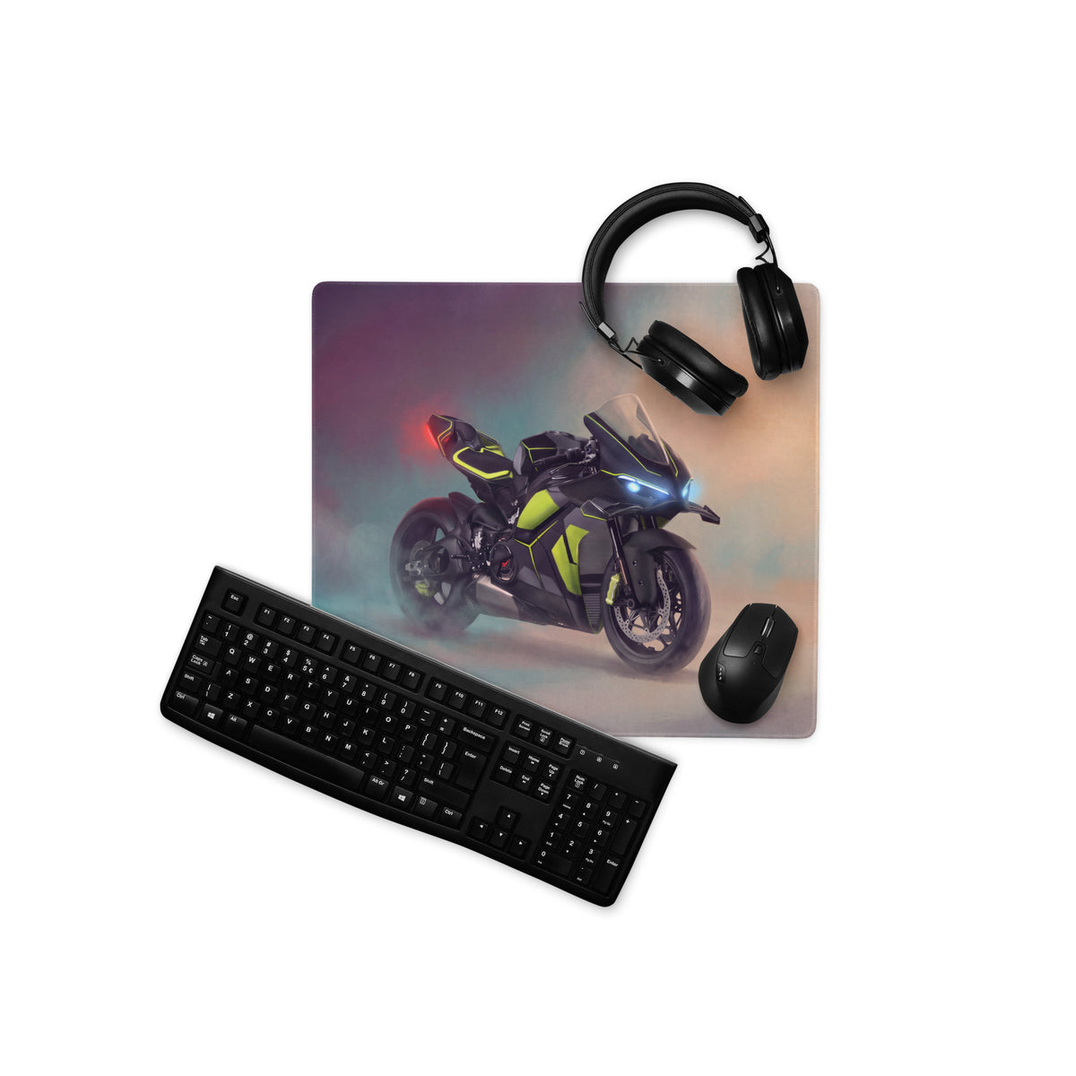 Ducati V4 Lamborghini Inspired Large Mousepad, Premium Desk Mat for PC Setup
