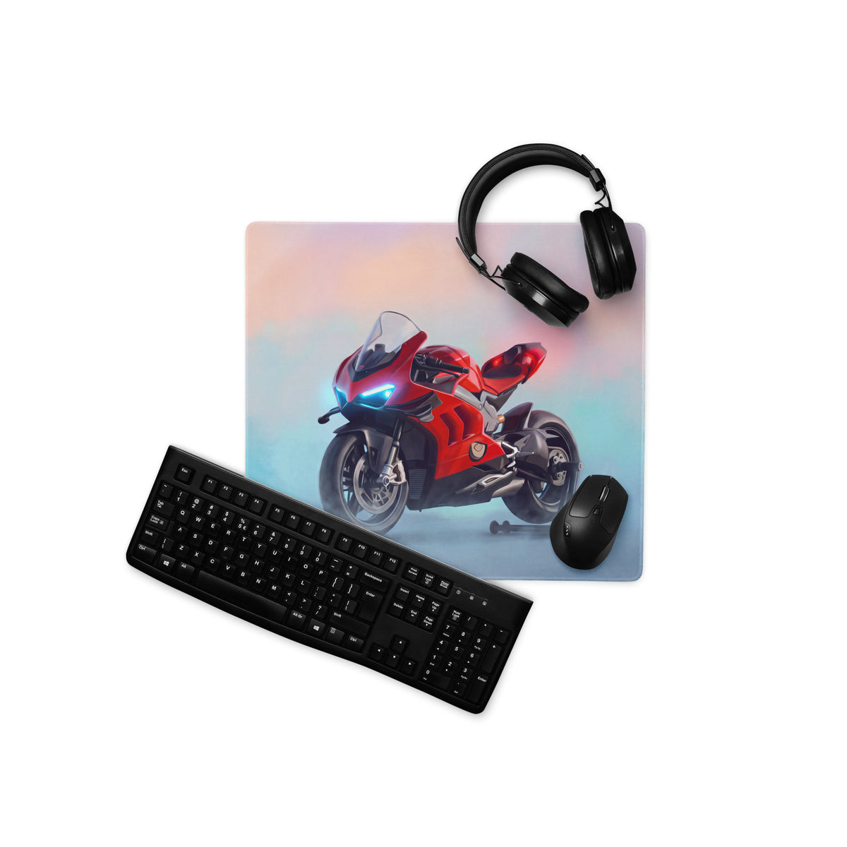 Ducati Superleggera V4 Inspired Large Mousepad, Premium Desk Mat for PC Setup