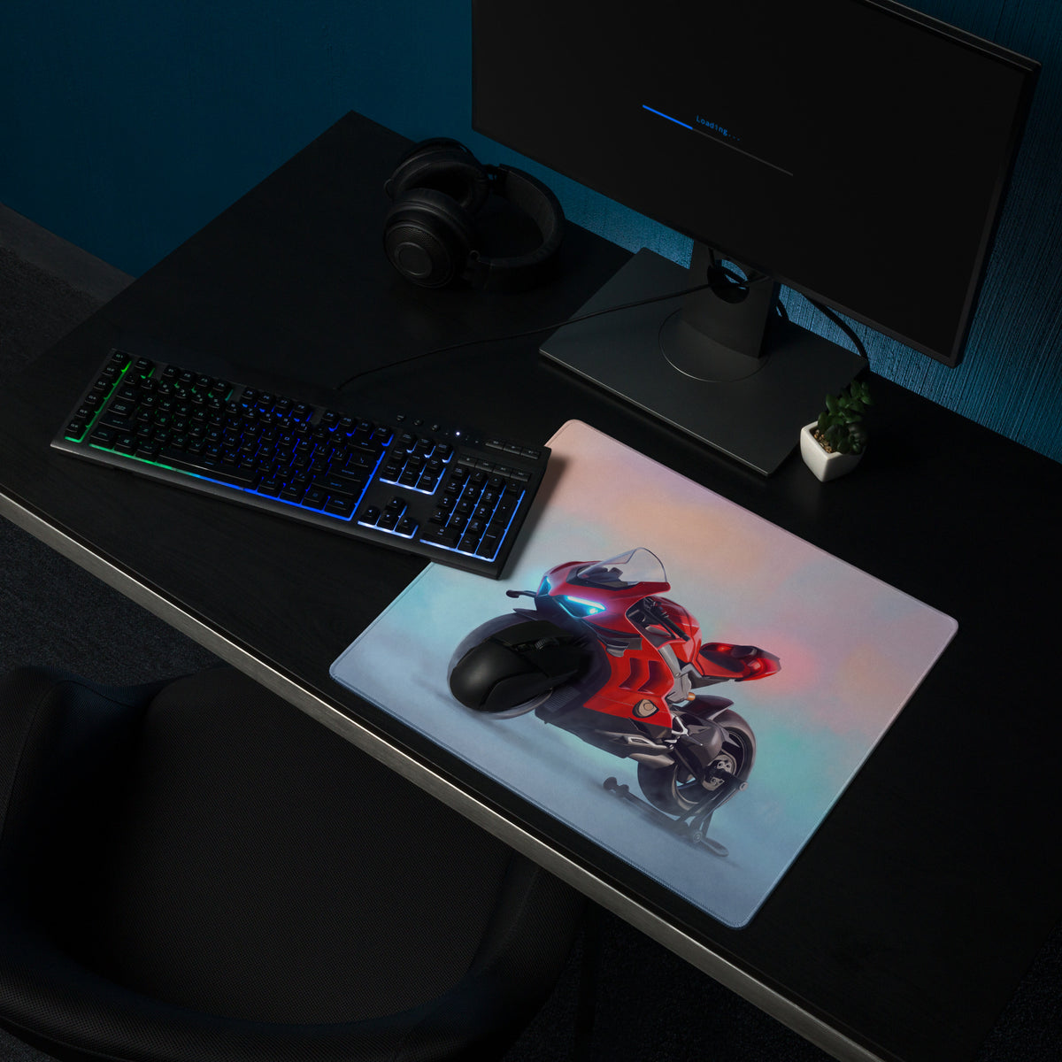 Ducati Superleggera V4 Inspired Large Mousepad, Premium Desk Mat for PC Setup