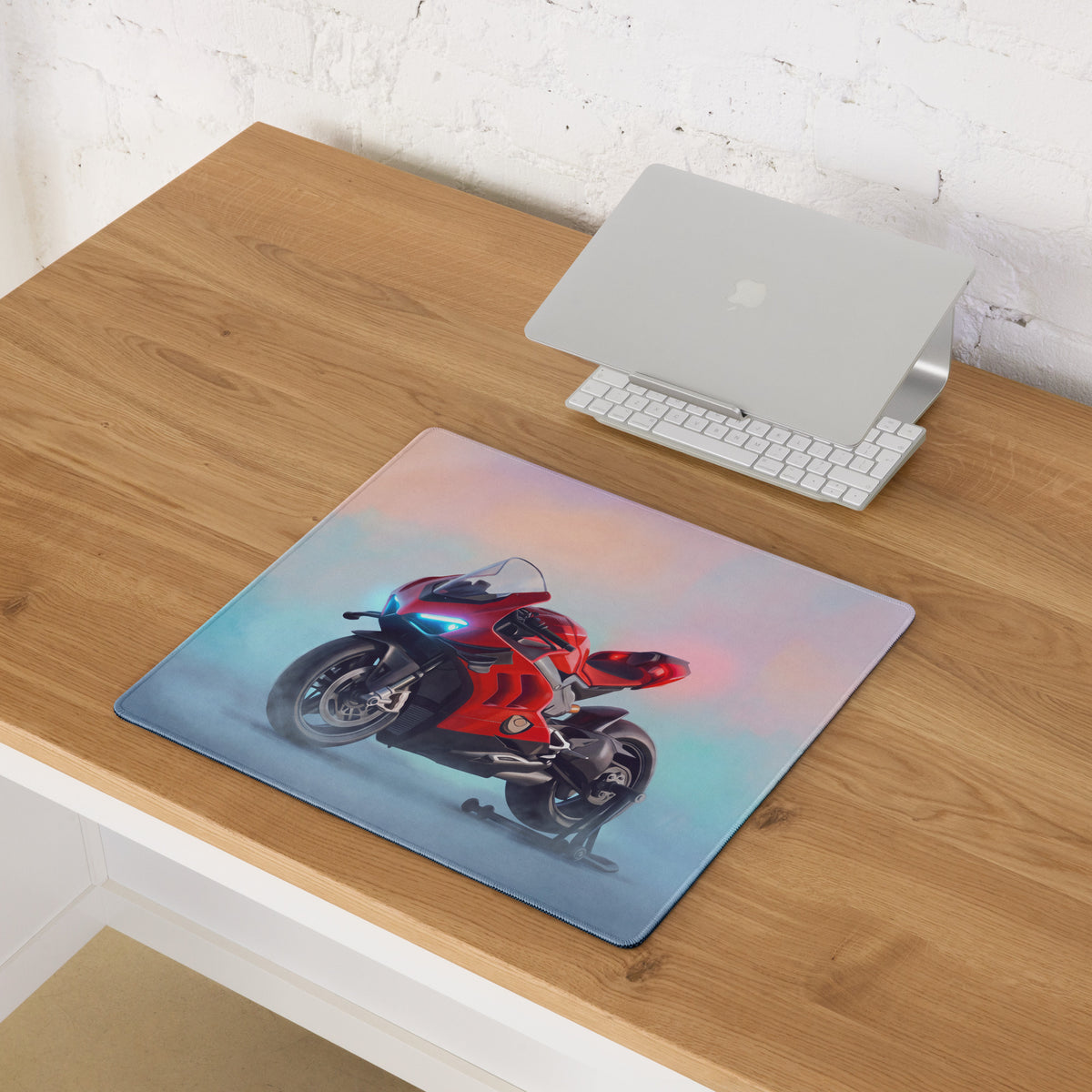 Ducati Superleggera V4 Inspired Large Mousepad, Premium Desk Mat for PC Setup