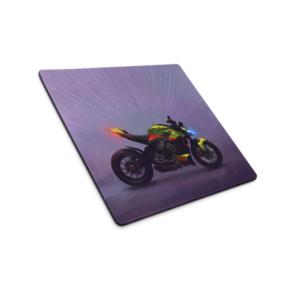 Ducati Streetfighter V4 Inspired Large Gaming Mousepad, Extended Desk Mat for Office Setup