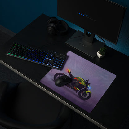 Ducati Streetfighter V4 Inspired Large Gaming Mousepad, Extended Desk Mat for Office Setup