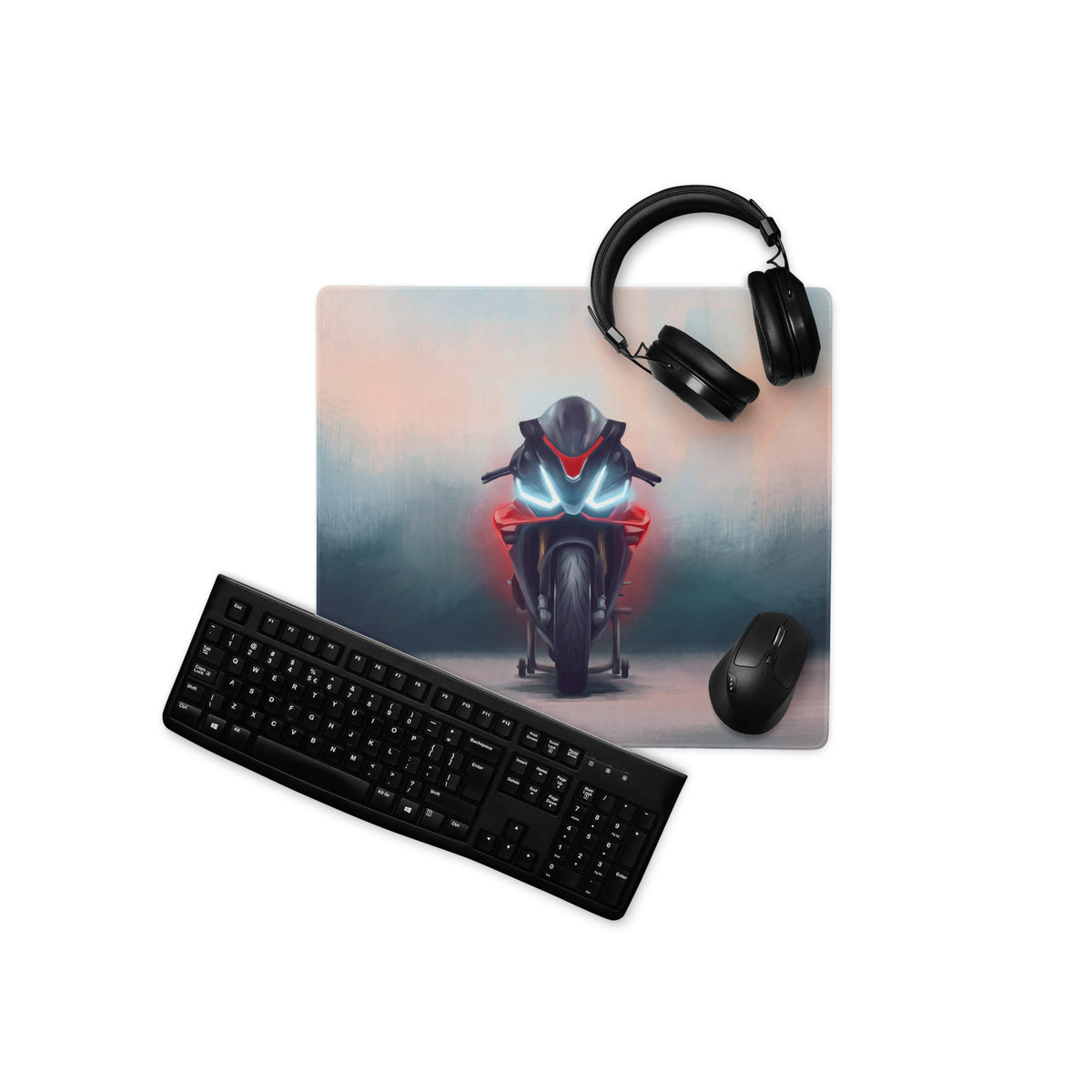 Aprilia RSV4 Factory Inspired Extra Large Desk Mat, Aesthetic Mousepad for Gamers