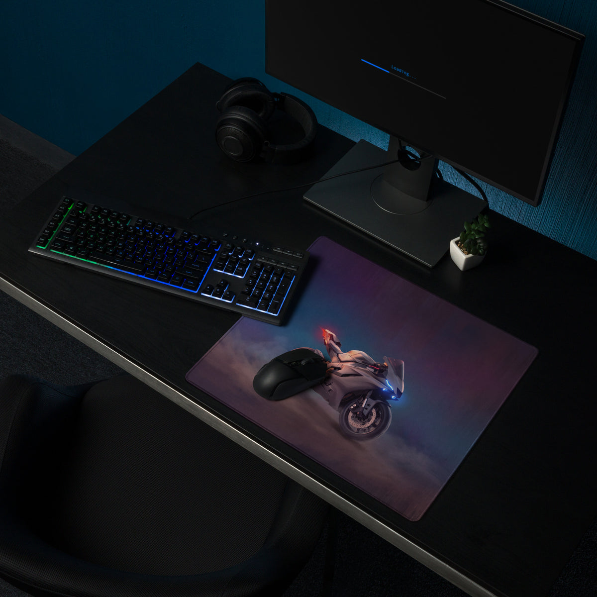 Yamaha YZF-R6 Inspired Extended Gaming Mouse Pad, Large Desk Mat for PC Setup