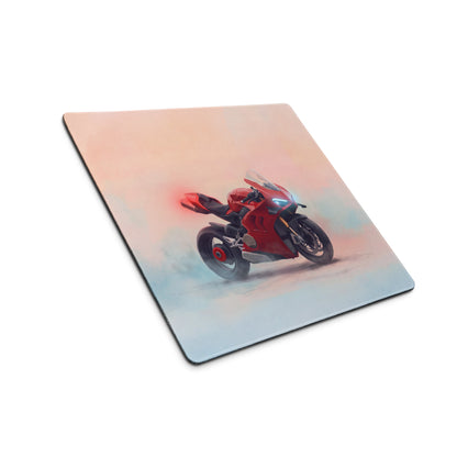 Ducati Panigale V4S Inspired Gaming Desk Pad, Oversized Mouse Pad with Stitched Edges