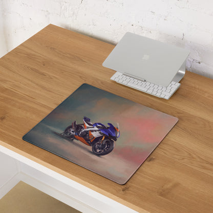 Aprilia RSV4 Xtrenta Inspired Extra Large Desk Mat, Aesthetic Mousepad for Gamers