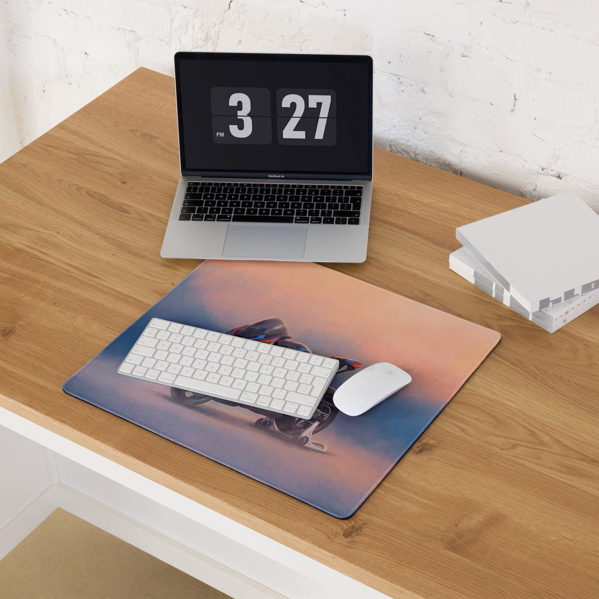 BMW M1000RR Inspired Extended Gaming Mouse Pad, Large Desk Mat for PC Setup