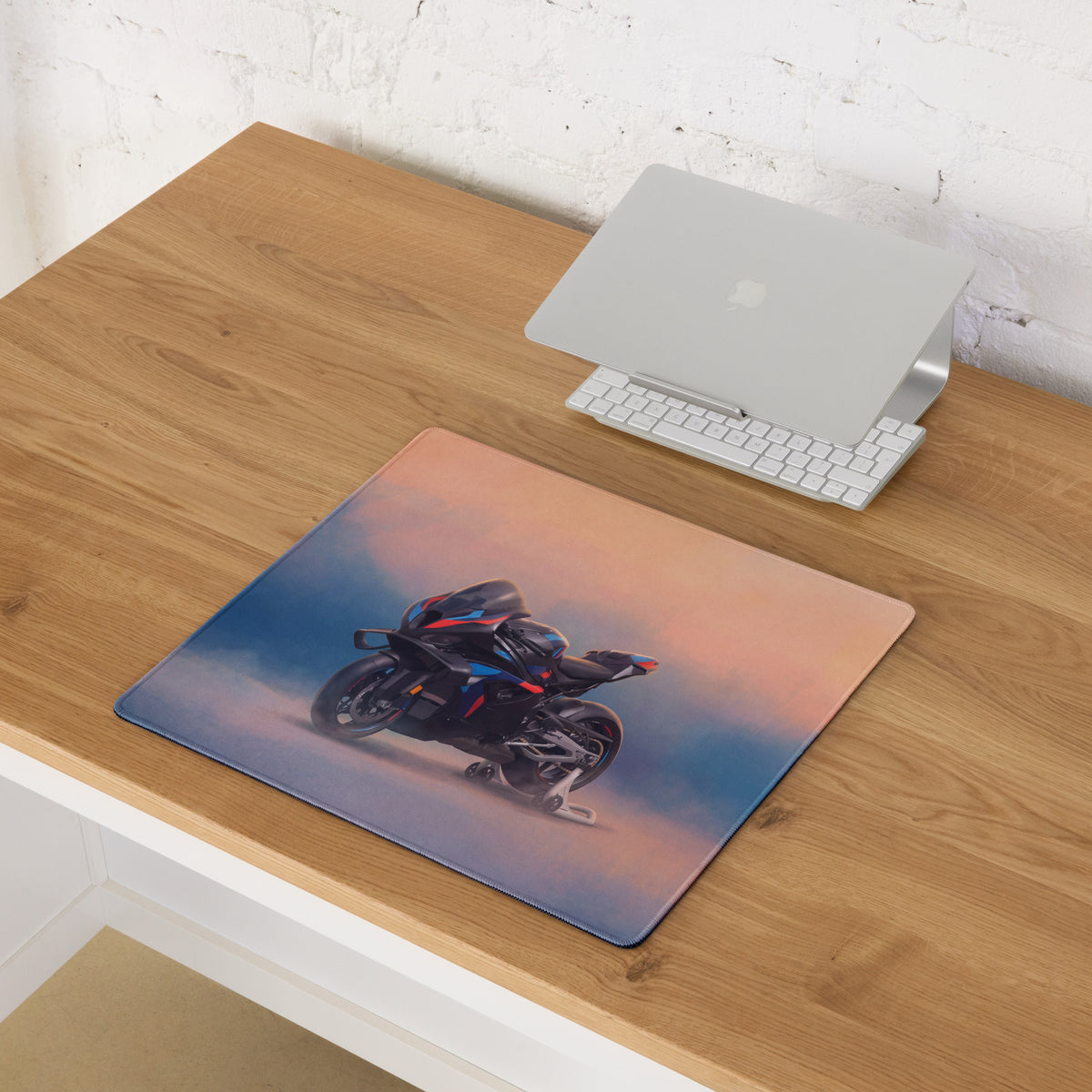 BMW M1000RR Inspired Extended Gaming Mouse Pad, Large Desk Mat for PC Setup