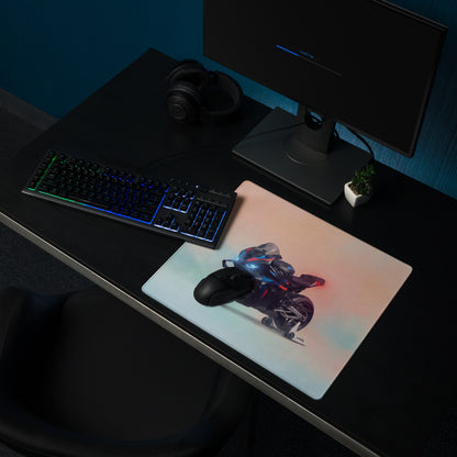 BMW M1000RR Carbon Inspired Large Mousepad, Premium Desk Mat for Office & Setup