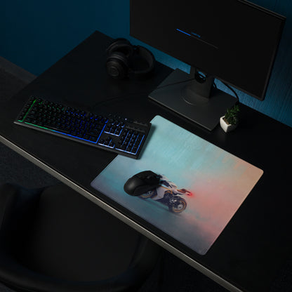 MV Agusta Superveloce Inspired Extra Large Gaming Mousepad, Non-Slip Stitched Edges Desk Mat