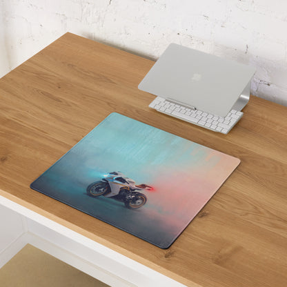 MV Agusta Superveloce Inspired Extra Large Gaming Mousepad, Non-Slip Stitched Edges Desk Mat