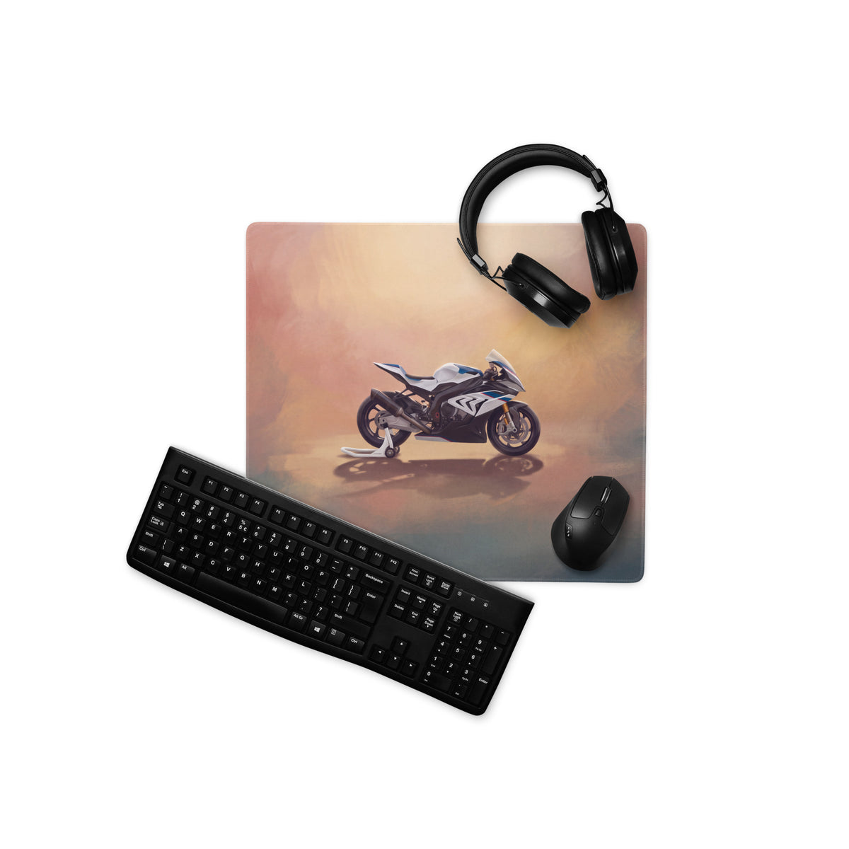 BMW S1000RR Inspired Large Mouse Pad, Smooth Surface Racing Desk Accessory