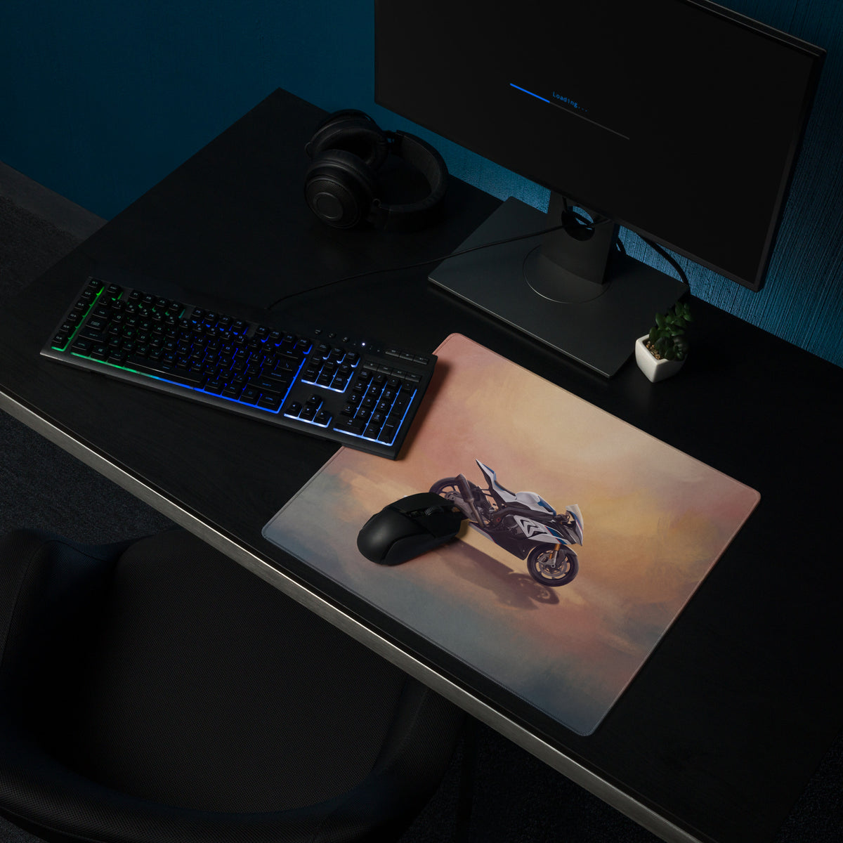 BMW S1000RR Inspired Large Mouse Pad, Smooth Surface Racing Desk Accessory