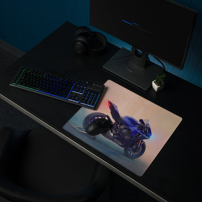 Yamaha R1 Inspired Giant Desk Mat, Waterproof Speed Edition Gaming Mousepad